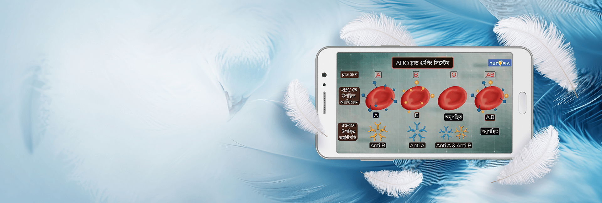 Happy student with tablet and books